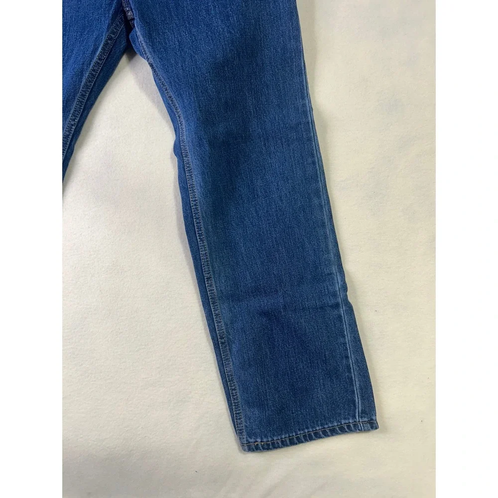 Levis 505 Mens Regular Fit Straight Leg Jeans‎ Medium Wash Blue Denim 34x30